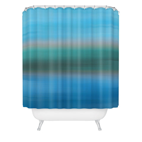 Lisa Argyropoulos Blue Haze Shower Curtain