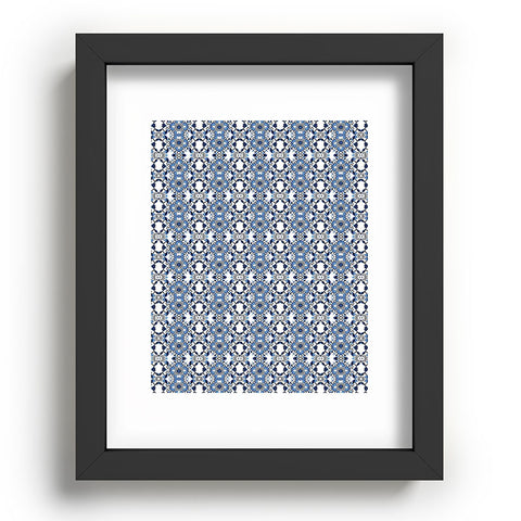 Lisa Argyropoulos Blue Jewels Recessed Framing Rectangle