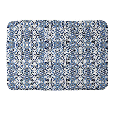 Lisa Argyropoulos Blue Jewels Memory Foam Bath Mat