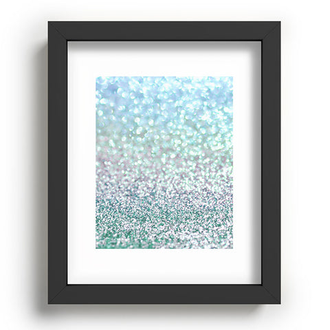 Lisa Argyropoulos Blue Mist Snowfall Recessed Framing Rectangle