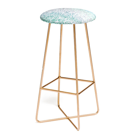 Lisa Argyropoulos Blue Mist Snowfall Bar Stool