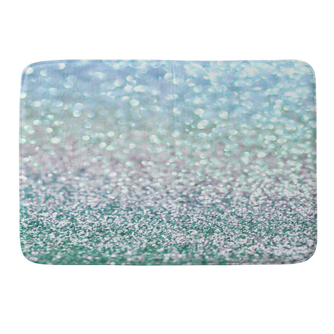 Lisa Argyropoulos Blue Mist Snowfall Memory Foam Bath Mat