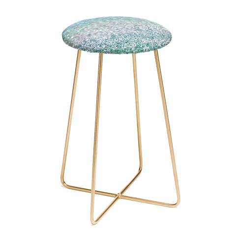 Lisa Argyropoulos Blue Mist Snowfall Counter Stool