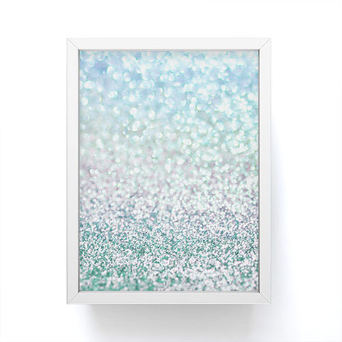 Lisa Argyropoulos Blue Mist Snowfall Framed Mini Art Print