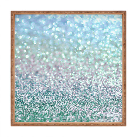 Lisa Argyropoulos Blue Mist Snowfall Square Tray