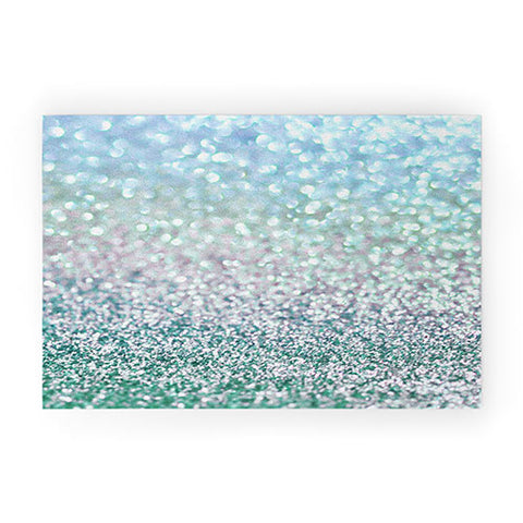 Lisa Argyropoulos Blue Mist Snowfall Welcome Mat