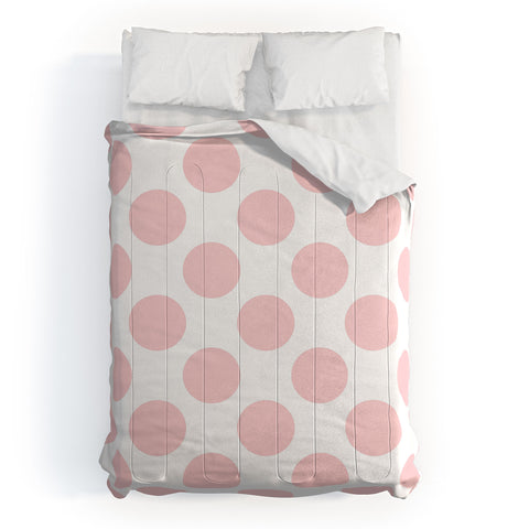 Lisa Argyropoulos Blushed Kiss Dots Comforter