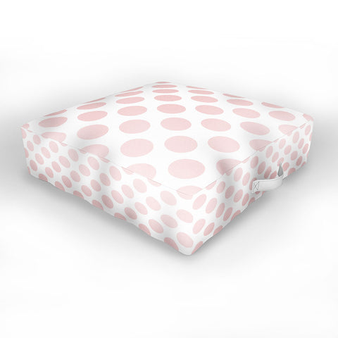 Lisa Argyropoulos Blushed Kiss Dots Outdoor Floor Cushion