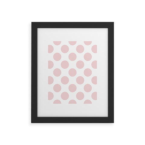 Lisa Argyropoulos Blushed Kiss Dots Framed Art Print