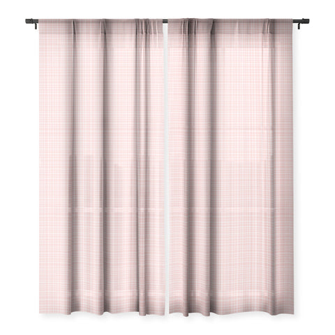 Lisa Argyropoulos Blushed Weave Sheer Window Curtain