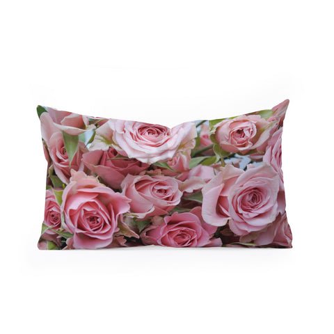 Lisa Argyropoulos Blushing Beauties Oblong Throw Pillow
