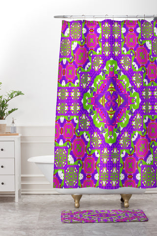 Lisa Argyropoulos Bohemia Garden Delight Shower Curtain And Mat