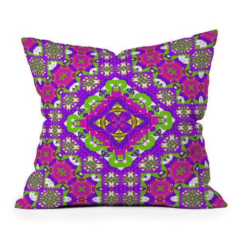 Lisa Argyropoulos Bohemia Garden Delight Throw Pillow
