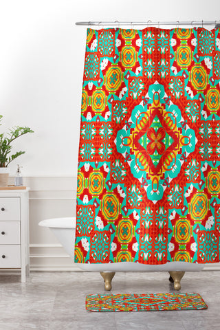 Lisa Argyropoulos Bohemia Summer Nights Shower Curtain And Mat