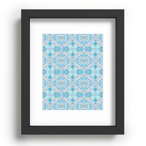 Lisa Argyropoulos Bohemian Blue Recessed Framing Rectangle