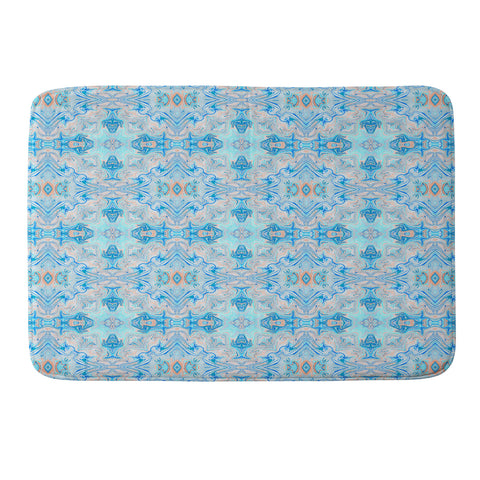 Lisa Argyropoulos Bohemian Blue Memory Foam Bath Mat