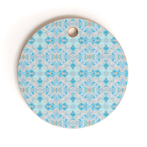 Lisa Argyropoulos Bohemian Blue Cutting Board Round