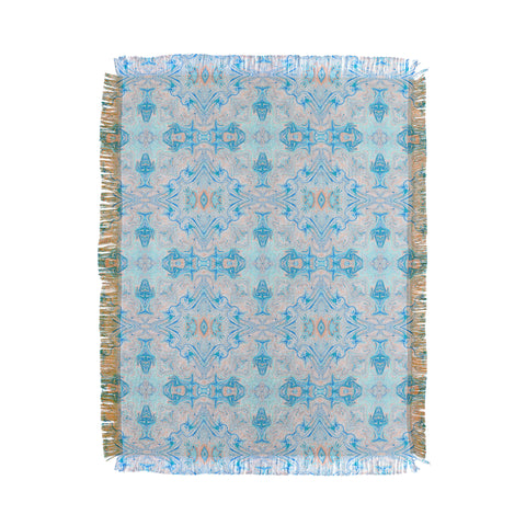 Lisa Argyropoulos Bohemian Blue Throw Blanket