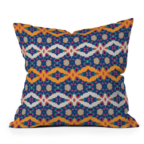 Lisa Argyropoulos Boho Holiday Throw Pillow