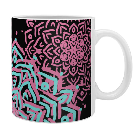 Lisa Argyropoulos Boho Medallions Aqua Rose Coffee Mug