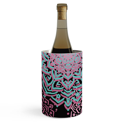 Lisa Argyropoulos Boho Medallions Aqua Rose Wine Chiller