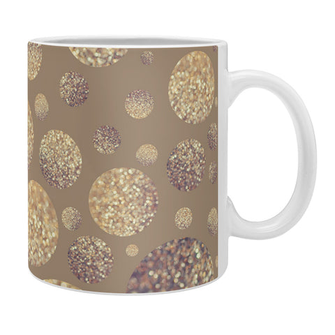 Lisa Argyropoulos Bokeh Dots Cafe Latte Coffee Mug