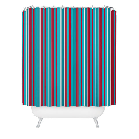 Lisa Argyropoulos Bold Lines Shower Curtain