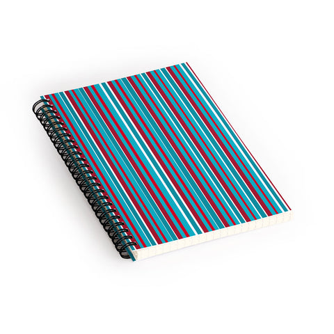 Lisa Argyropoulos Bold Lines Spiral Notebook