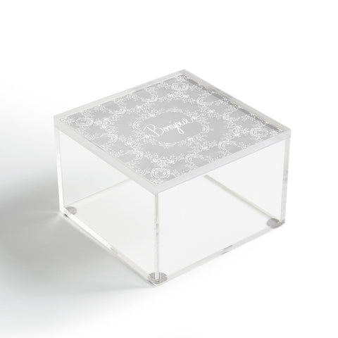 Lisa Argyropoulos Bonjour Gray Mist Acrylic Box