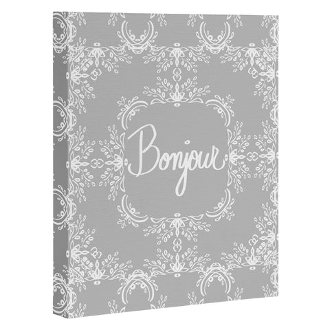 Lisa Argyropoulos Bonjour Gray Mist Art Canvas