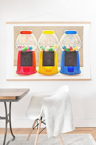 Lisa Argyropoulos Bubble Gum In Primary Art Print And Hanger