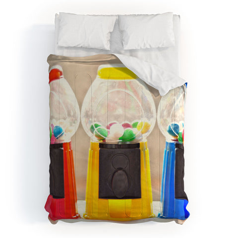 Lisa Argyropoulos Bubble Gum In Primary Comforter