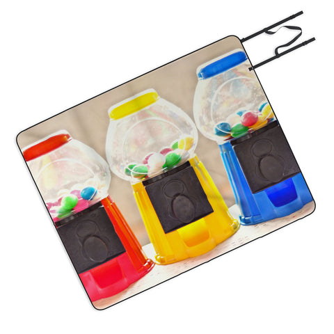 Lisa Argyropoulos Bubble Gum In Primary Picnic Blanket