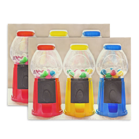 Lisa Argyropoulos Bubble Gum In Primary Placemat