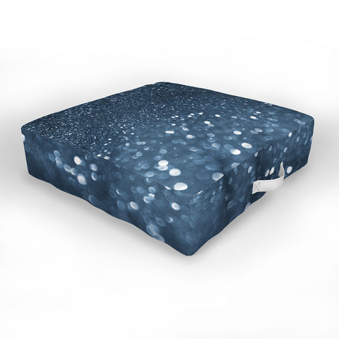 Lisa Argyropoulos Bubbly Blues Outdoor Floor Cushion