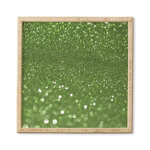 Lisa Argyropoulos Bubbly Lime Framed Wall Art