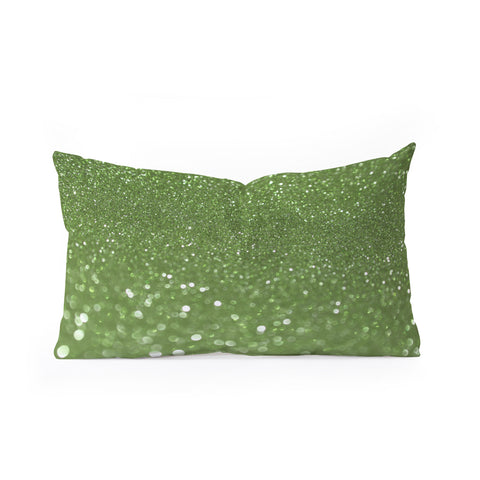 Lisa Argyropoulos Bubbly Lime Oblong Throw Pillow