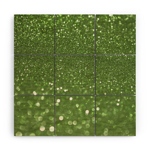 Lisa Argyropoulos Bubbly Lime Wood Wall Mural