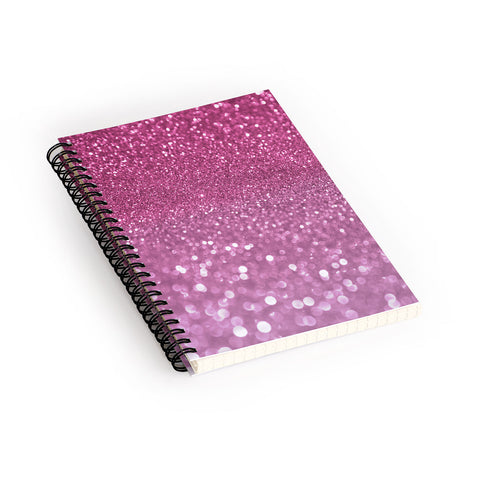 Lisa Argyropoulos Bubbly Pink Spiral Notebook