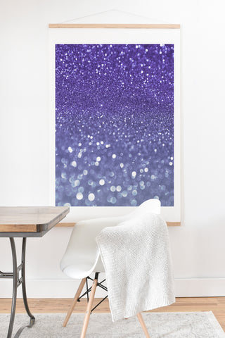 Lisa Argyropoulos Bubbly Violet Sea Art Print And Hanger
