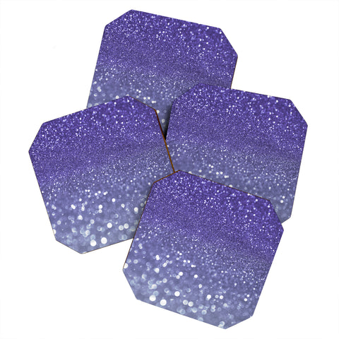 Lisa Argyropoulos Bubbly Violet Sea Coaster Set
