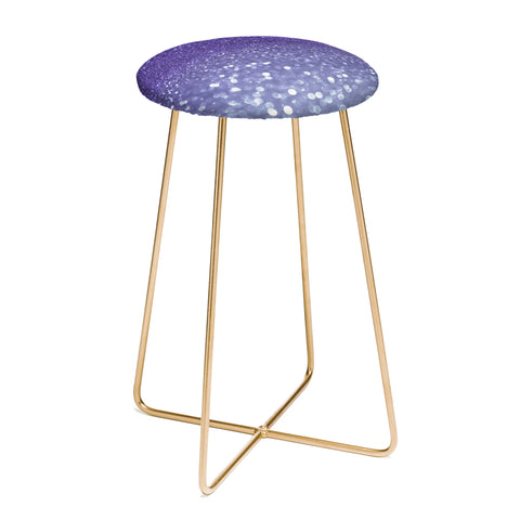 Lisa Argyropoulos Bubbly Violet Sea Counter Stool