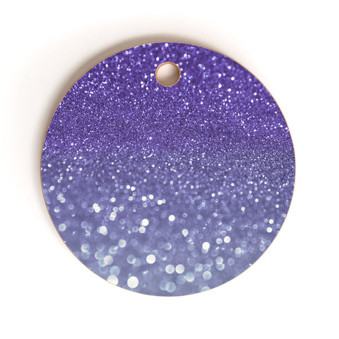Lisa Argyropoulos Bubbly Violet Sea Cutting Board Round