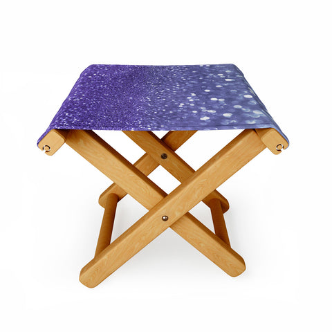 Lisa Argyropoulos Bubbly Violet Sea Folding Stool