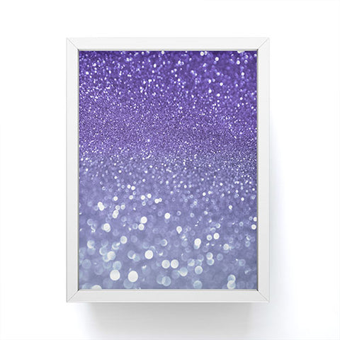 Lisa Argyropoulos Bubbly Violet Sea Framed Mini Art Print