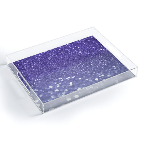Lisa Argyropoulos Bubbly Violet Sea Acrylic Tray
