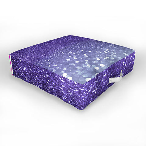 Lisa Argyropoulos Bubbly Violet Sea Outdoor Floor Cushion