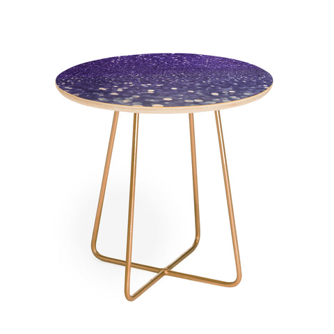 Lisa Argyropoulos Bubbly Violet Sea Round Side Table