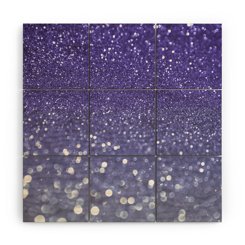 Lisa Argyropoulos Bubbly Violet Sea Wood Wall Mural