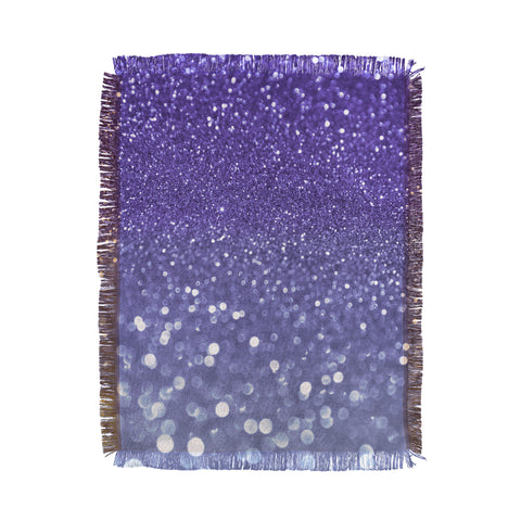 Lisa Argyropoulos Bubbly Violet Sea Throw Blanket